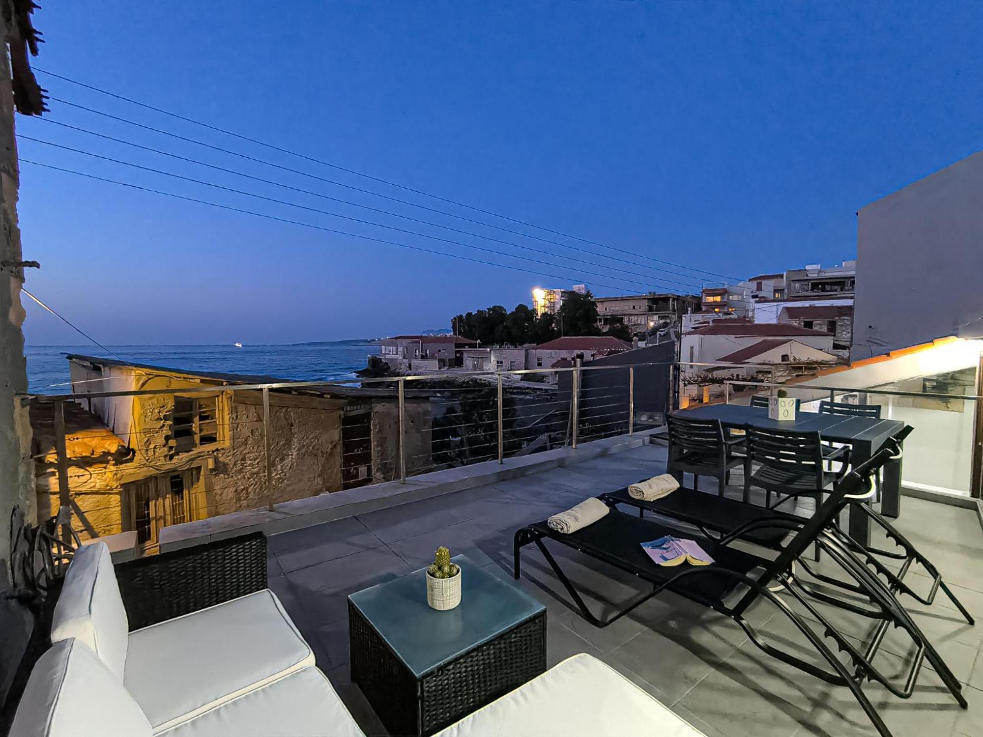 Charming Old Tannery House With Spacious Veranda And Stunning Sea View! La Canea Exterior foto