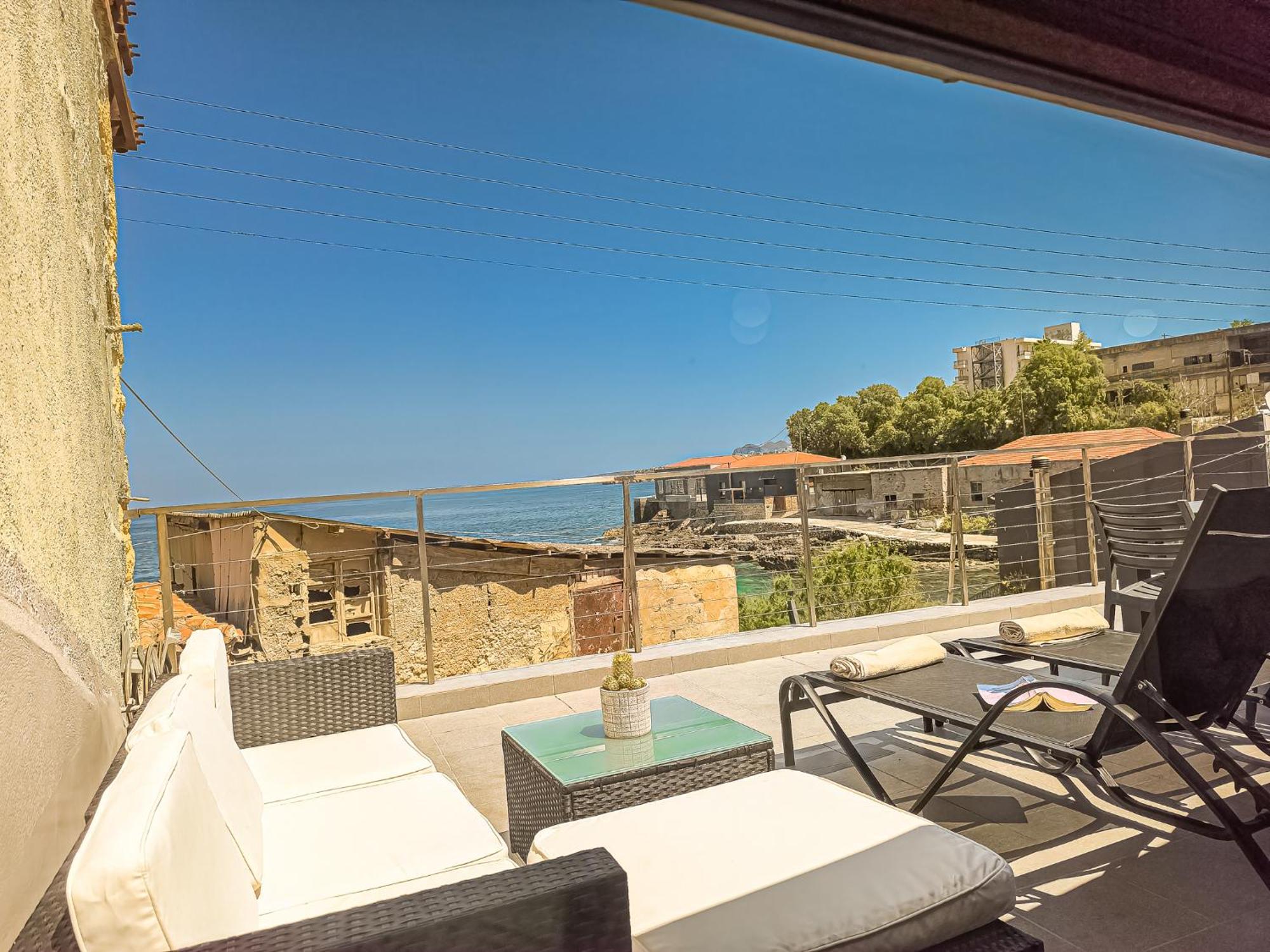 Charming Old Tannery House With Spacious Veranda And Stunning Sea View! La Canea Exterior foto
